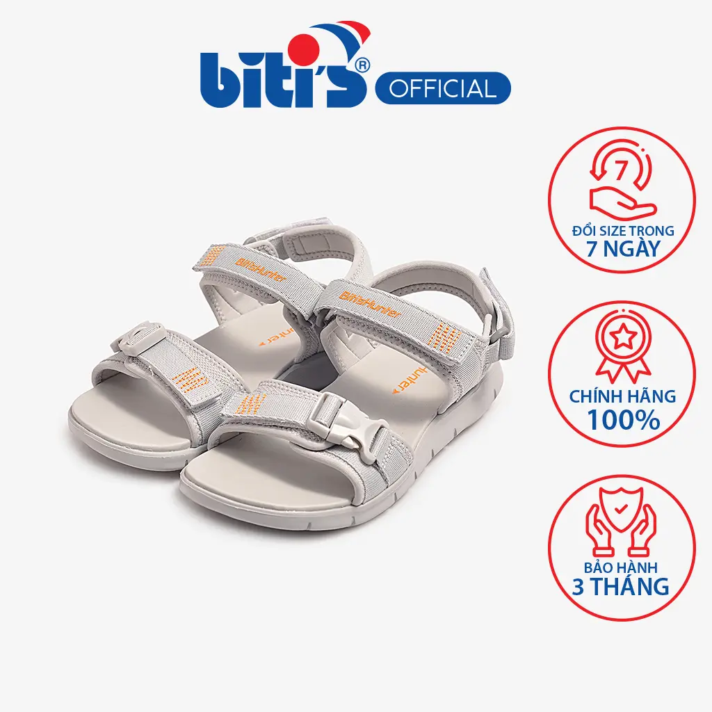 Sandal Nữ Biti's Hunter HEW001001XAM (XÁM)