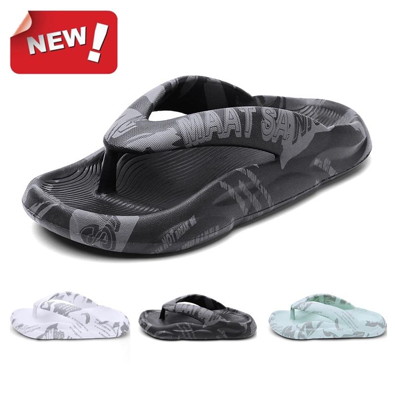 Dép Xỏ Ngón In Hình, Unisex, Chống Trượt, Thoải Mái, Đế Mềm Và Dày, Dép Thường Ngày Thích Hợp Cho Nam Và Nữ, 2611, Sử Dụng Ngoài Trời Và Trong Nhà 0