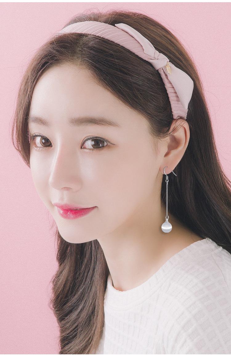 Product Introduction of Qiao Lanxuan Opal Long Fringe Earrings Korean Style Fashion Anti-Allergy Tremella, a Kind of Semi-Transparent White Fungus Eardrop Female Hanging Earrings Wholesale 60