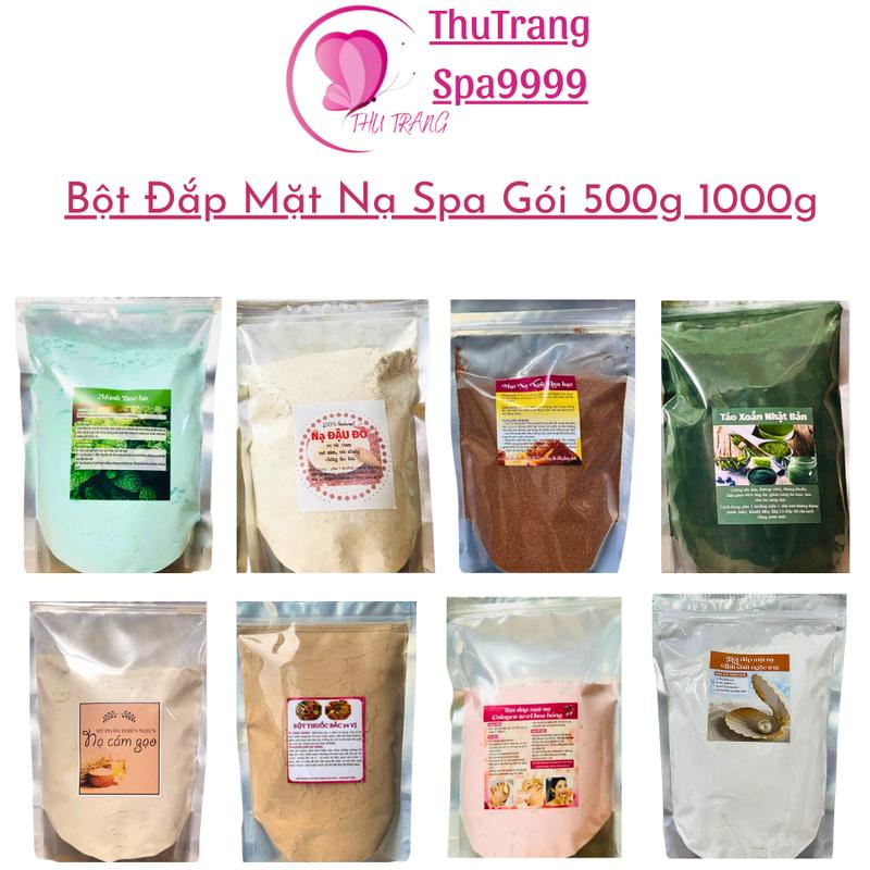  Bột Mặt Nạ Dẻo Các Loại Túi 500g Và Túi 1kg I Bạc Hà Hoa Hồng Ngọc Trai Ngũ Hoa 