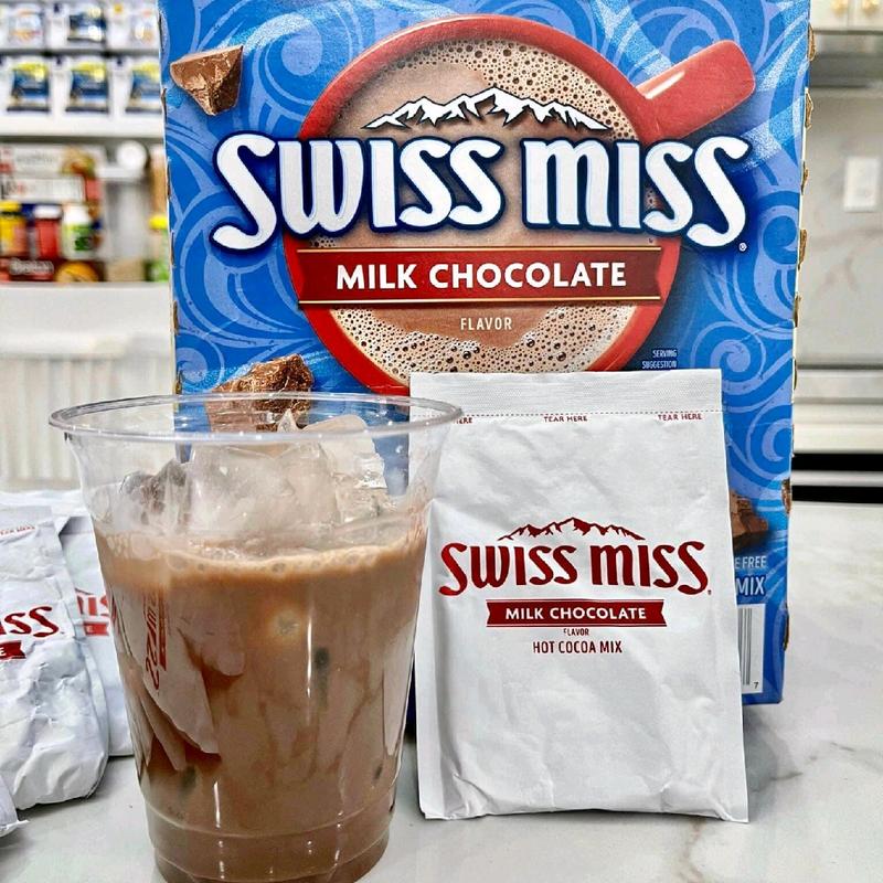 Bột Cacao Sữa Uống Liền SWISS MISS MILK CHOCOLATE Mỹ 1.95kg - Chị Vịt Shop Lượng đường thấp Socola