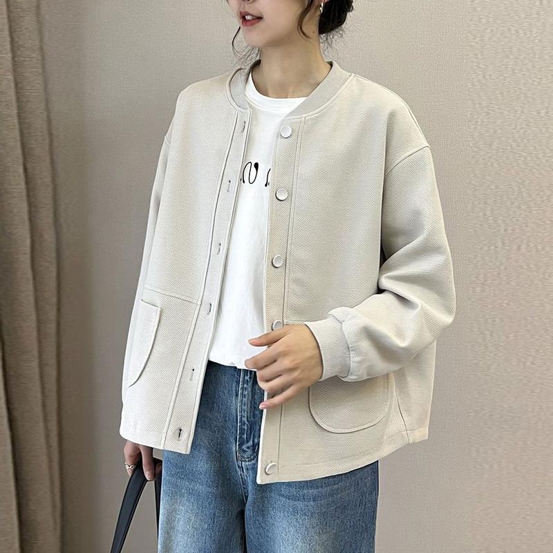 Product Introduction of Menswear Mà Uđ En plus Size Mom Autumn Clothes Coat Women's Middle-Aged and Elderly Women's Clothing 2024 Early Autumn New Loose Retro Casual Cardigan Top 4