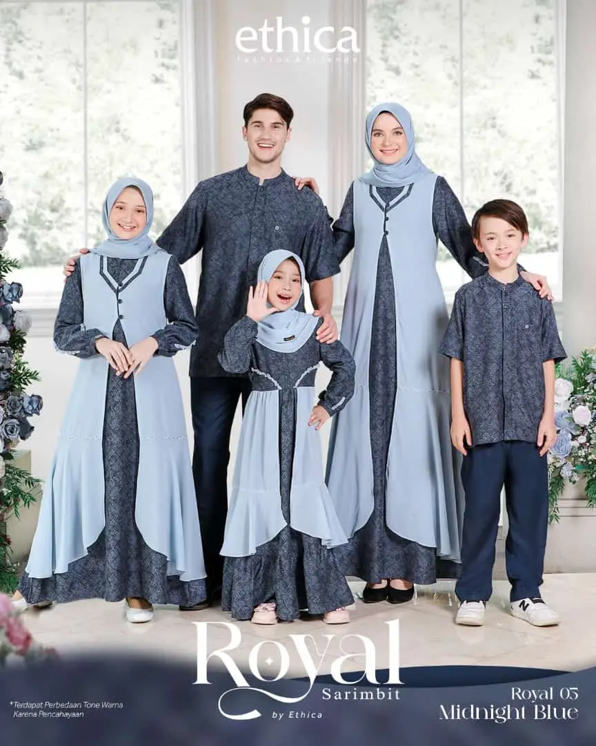 SARIMBIT ETHICA 2024 ROYAL 05 MIDNIGHT BLUE. CANTIK ELEGAN KEKINIAN