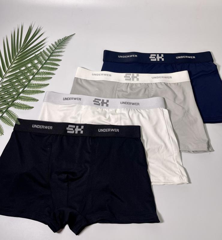  Combo 5 quần sịp nam Boxer S.H cao cấp quần xì nam chất thun lạnh cao cấp sịp đùi co giãn thoáng mát đồ lót kháng khuẩn Quần Boxer Menswear 