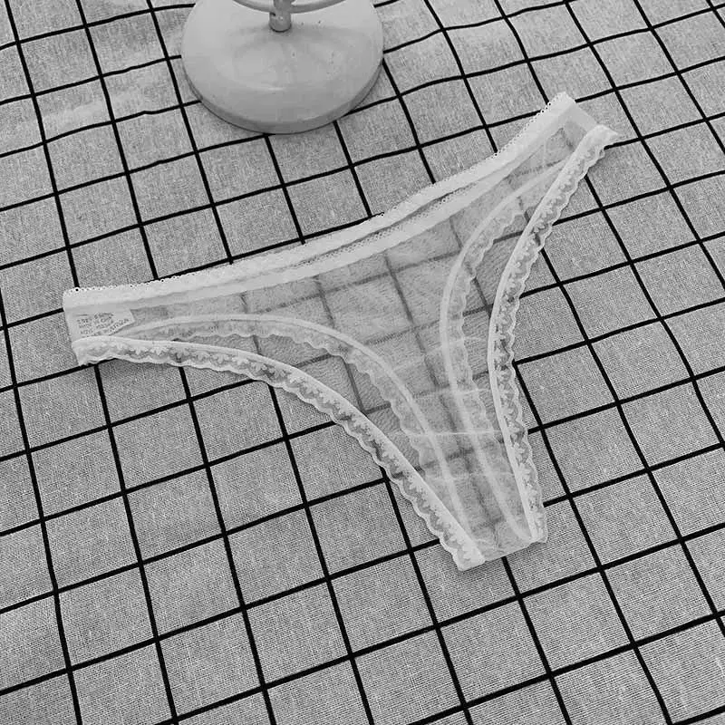 Quần Lót Lọt Khe Trong Suốt, Phong Cách Sexy, Dành Cho Nữ, Ren Nhìn Xuyên Thấu, Đáy Lưới, Không Đường May, Cạp Thấp, Quần Chữ T, Đồ Lót Women