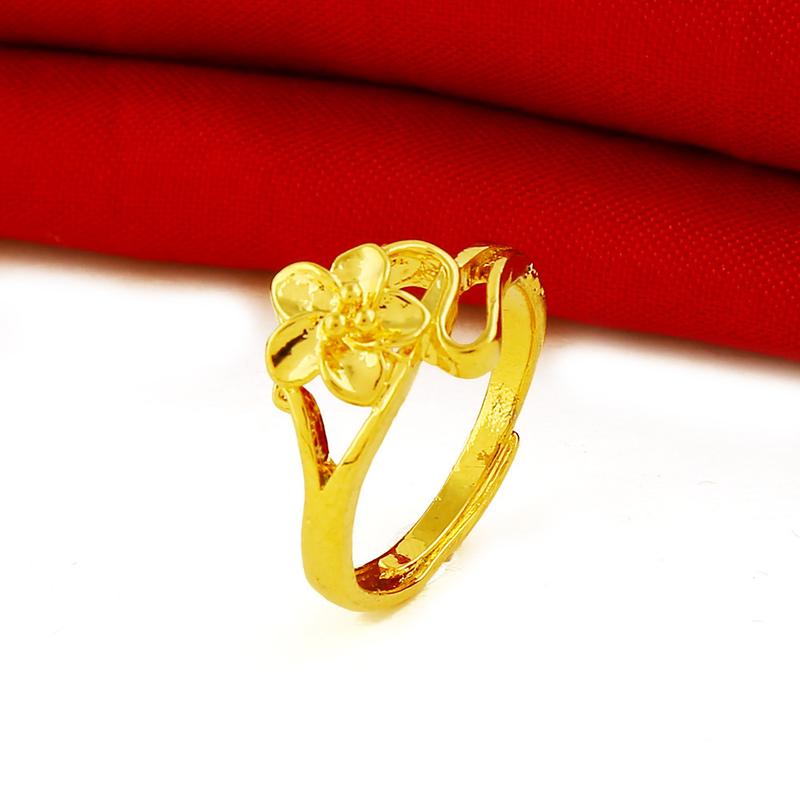 Gold-Plated Ring for Women Brass Vacuum Plated Fox Ring Euro Coin Rose Gold Ring Jewelry 2