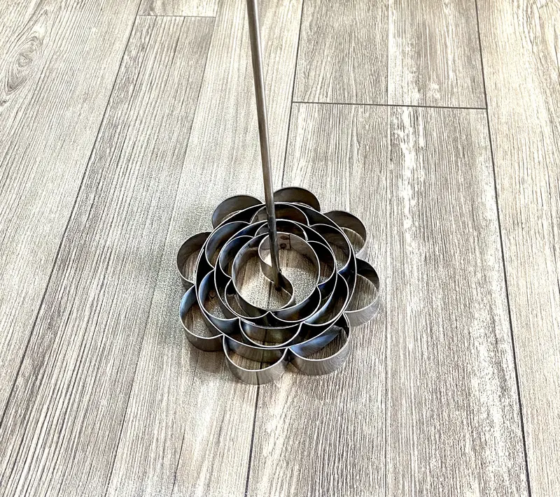 Khuôn Bánh Nhúng Inox Kiểu Thái Lan, Hình  Hoa Mai - Ngôi Sao Size 9,5-10cm 6