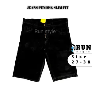 Celana Pendek Jeans Kualitas Premium Melar Nyaman