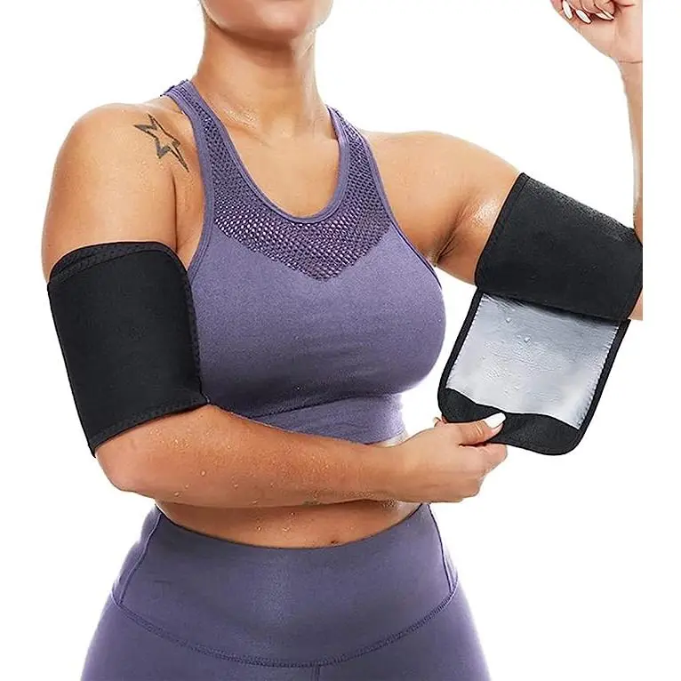 1 Pair Arm Shaper for Women Pair Sauna Arm Shaper Bands Adjustable Compression Sleeves Wraps For Sports Workout