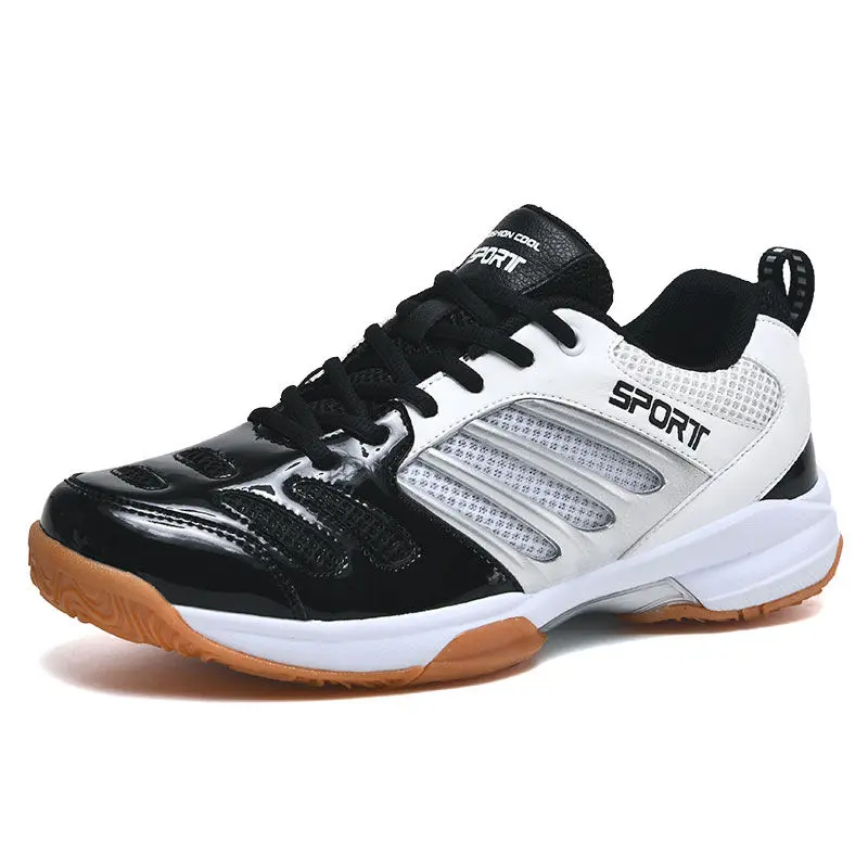 Badminton Shoes with Rubber Sole, Breathable and Non-Slip, Men's Large Size 45 Sports Shoes, Table Tennis Shoes, Volleyball Shoes, Tennis Shoes cleats