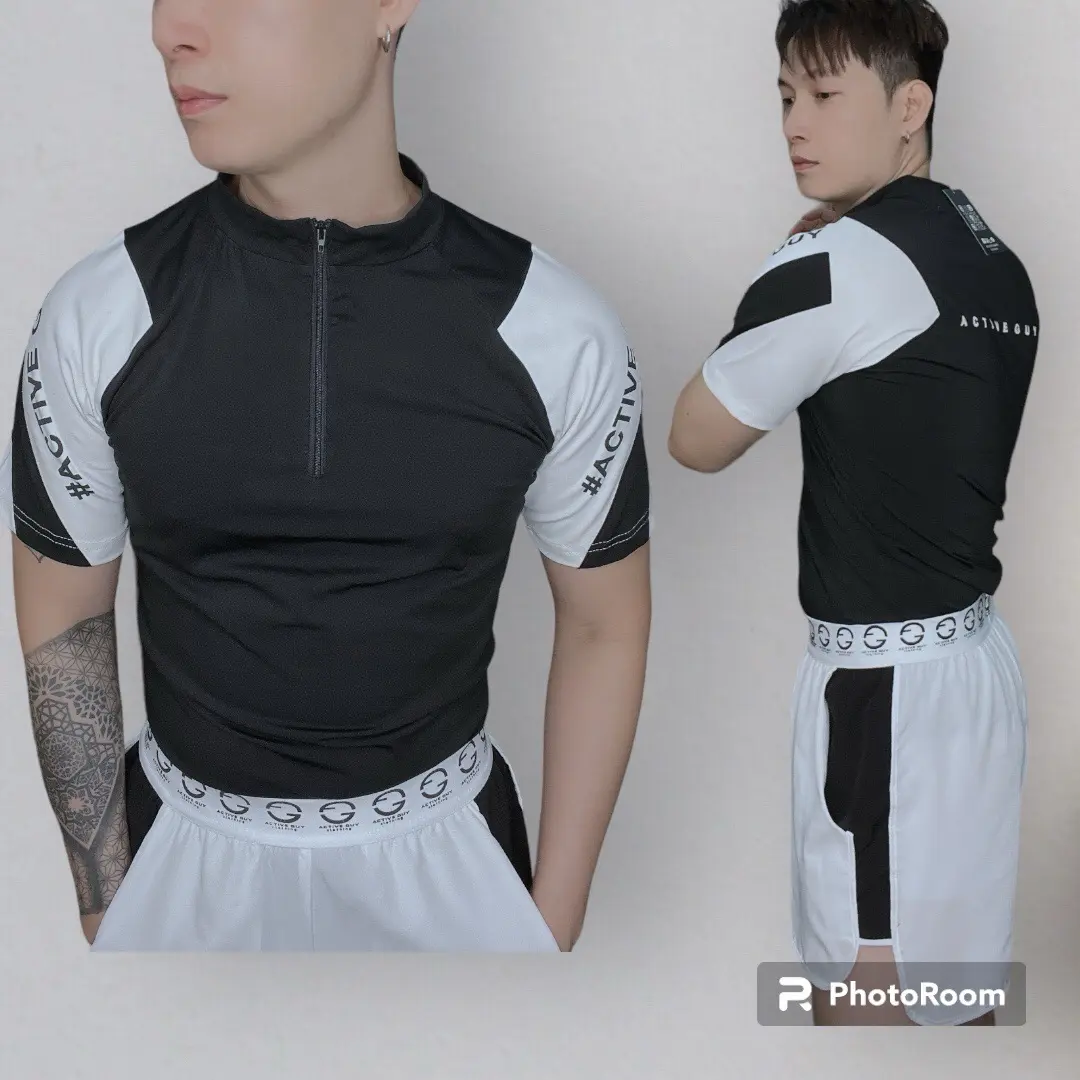 Áo thun BODYFIT ACTIVE GUY KHÁN KHUẨN THẤM HÚT MỒ HÔI Ôm gọn Ôm gọn