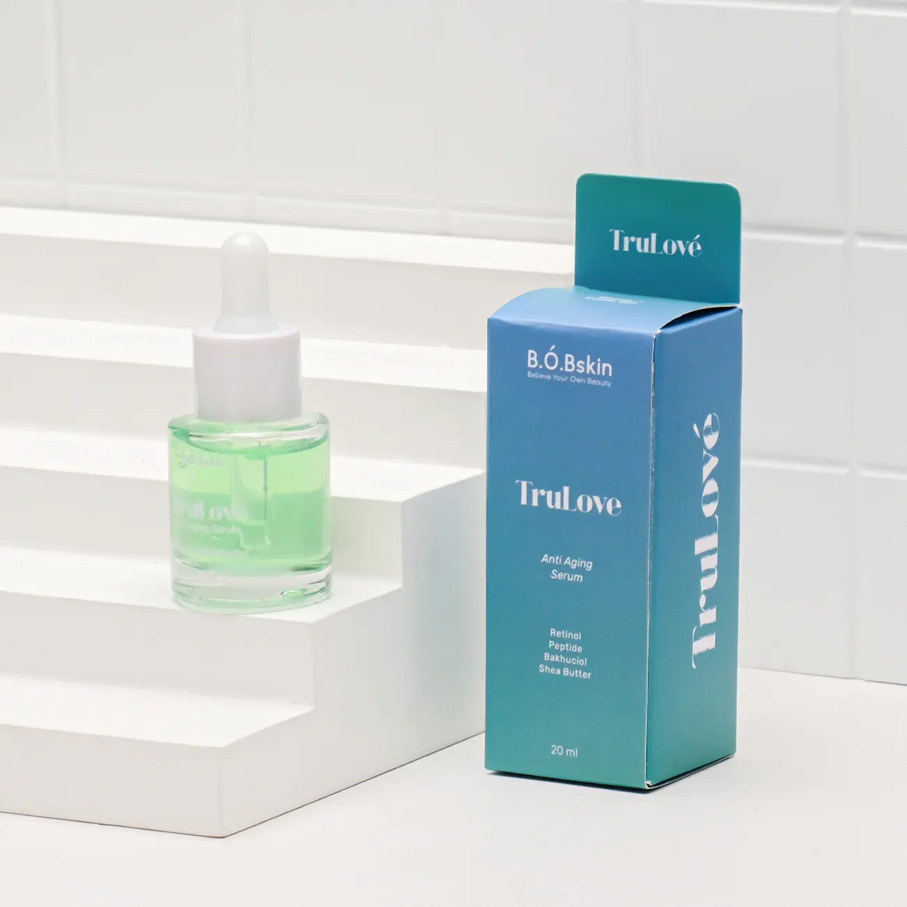 Serum Anti Penuaan dan Flek Hitam Mengencangkan Kulit BPOM Tru Love BOBSkin BPOM Perawatan Tetes