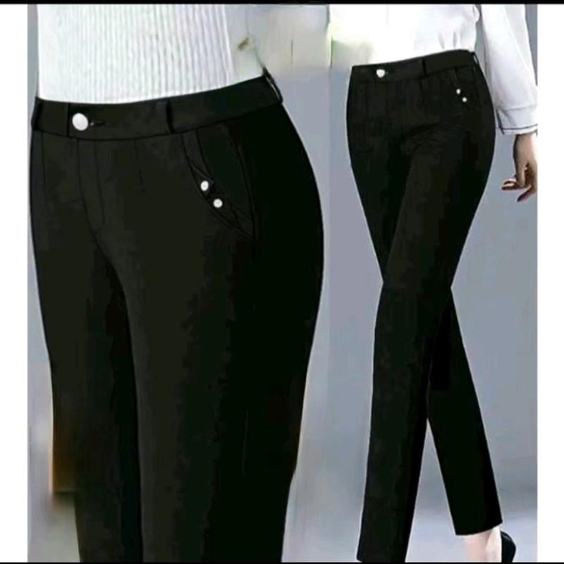 Quần tây nữ thun ctong  umi dày đẹp co dãn tốt lưng kéo ống ôm  Pants..
