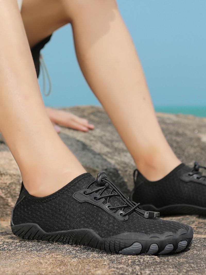 Product Introduction of Women's New Arrival Summer Solid Mesh Slip on River Trekking Shoes, Lightweight Sports Footwear for Beach Water Swimming Shoes, Outdoor Sports Footwear 6