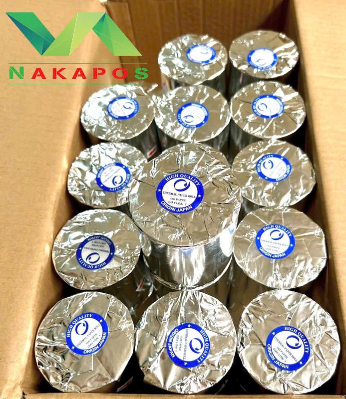 ( 30 CUỘN /THÙNG ) GIẤY IN BILL K80*80 GIẤY NHIỆT GIẤY IN HÓA ĐƠN K80X80 GIẤY IN NHIỆT K80 CAFE 80MM TRÀ SỮA  [ THÙNG 30 CUỘN K80x80 ]