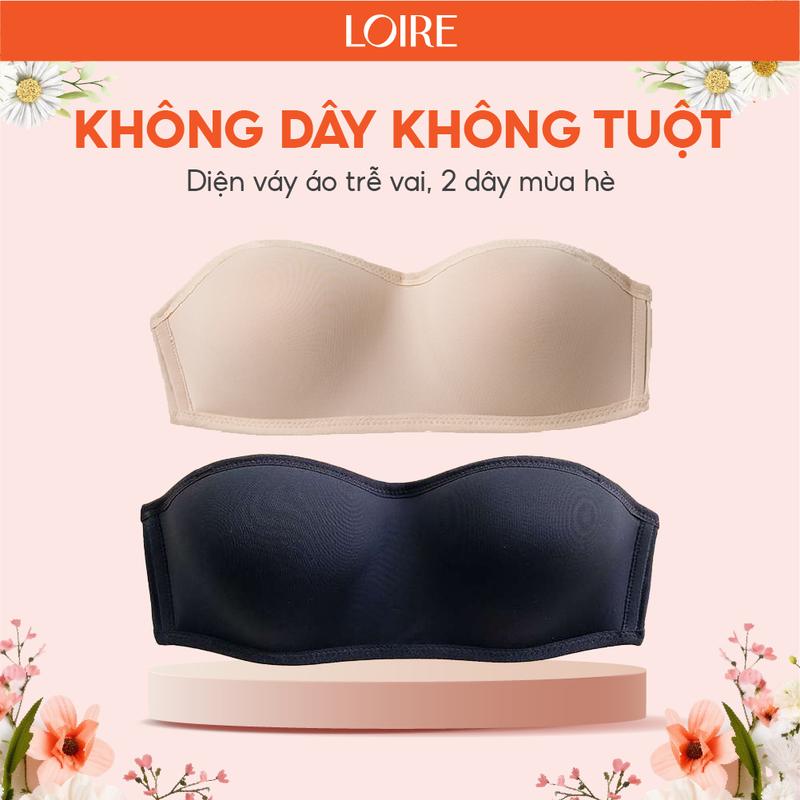 KOC Áo Quây Không Dây Cho Nữ Chống Tụt Loirechic Đệm Mỏng Không Gọng Thoải Mái BRQ02