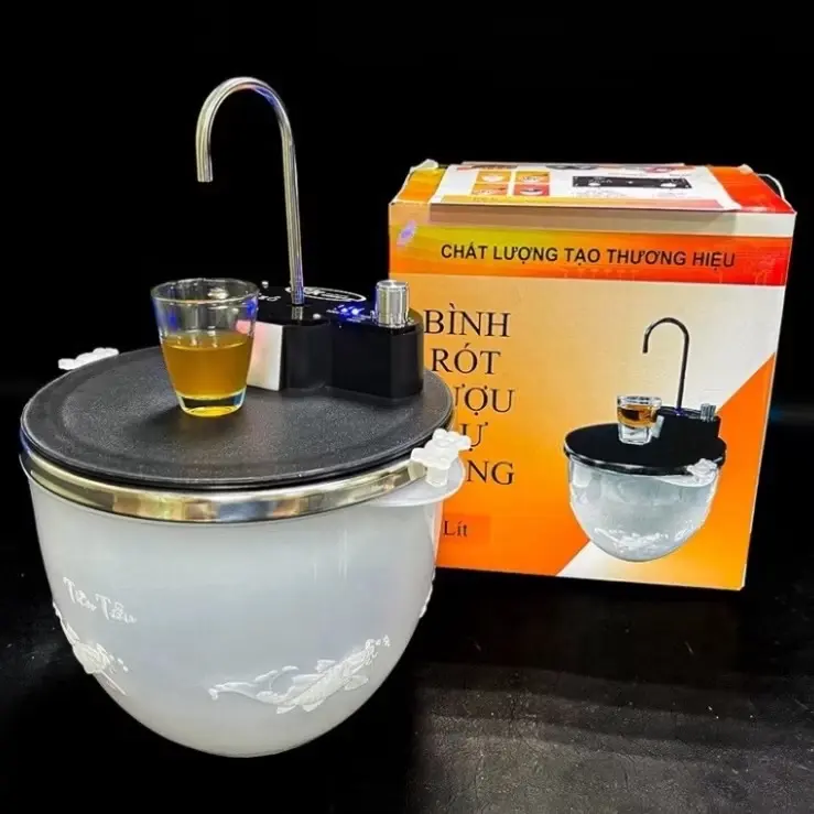 ￼Máy Rót Rượu Tự Động Thông Minh Tiện Lợi - Bát Rót Rượu Tự Động Tiện Lợi ( Chính Hãng )