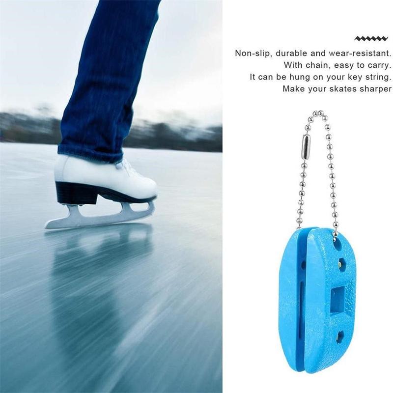 Product Introduction of Quick Winter Hanging Double Side Skate Sharpener Ice Skate Edge Sharpener Ice Skate Sharpener White Sandstone Sharpener Ice Hockey Shoe Sharpener 12