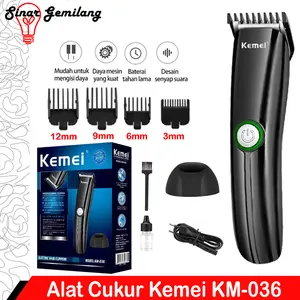 Alat Cukur Kemei KM-036 Mesin Potong Rambut Charger Professional Hair Clipper