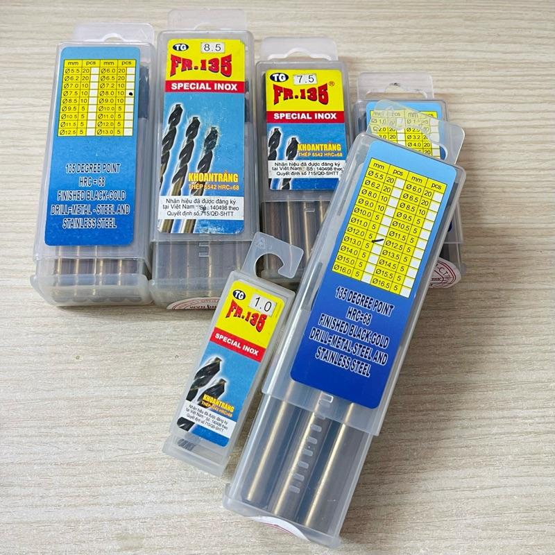 Product Introduction of Mũi khoan INOX Hoàng Nam FR.135 Mũi Đen (Chuyên Khoan INOX dày, Sắt, Thép, Gỗ...) Size 1mm-12mm Chính Hãng 27