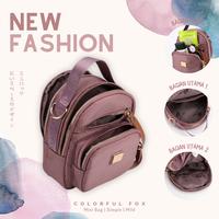 Gambar Tas Selempang Wanita Anti Air COLORFUL FOX 2205 - Mustard Yellow dari Baellerry ID Kota Administrasi Jakarta Barat 3 Tokopedia