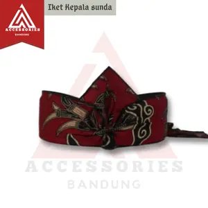 Iket kepala sunda pria dewasa dan anak laki laki ikat balngkon jawa barat topi terbaru batik hitam