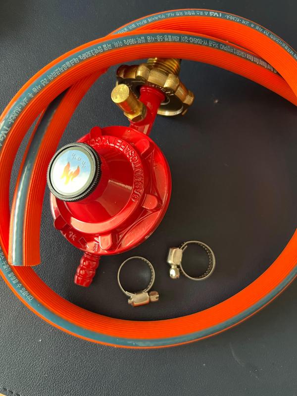 BỘ DÂY VAN bếp gas cao cấp tự động ngắt gas tặng kèm đai thít