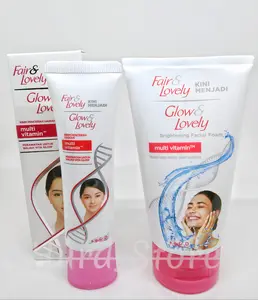 Paket 2 in 1 Fair & Lovely - Pelembab Glow & Lovely 25gr Plus Facial Foam Glow & Lovely 50gr