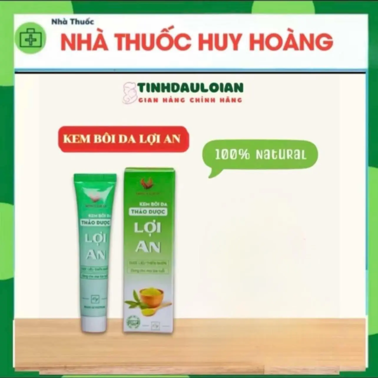 Kem Bôi Da Lợi An Chính Hãng [ Hỗ Trợ Tình Trạng Hăm Da _Chàm sữa _Mẩn Ngứa] an toàn cho bé