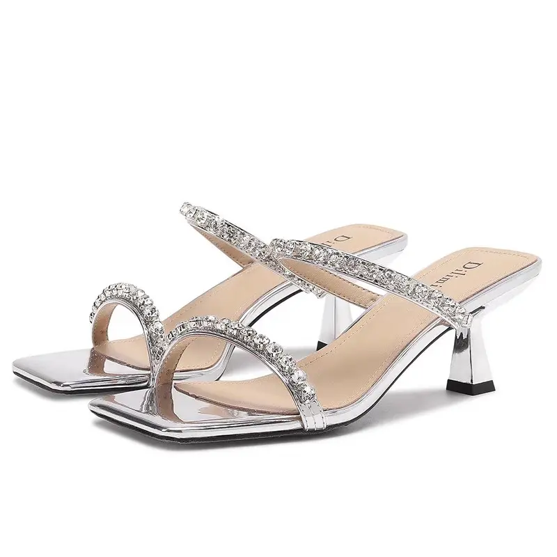 Giay sandal cao gót 5 phân dễ đi sang trọng