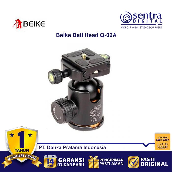 Gambar Beike Q-02 Aluminium Ball Head dari Sentra Digital Kota Surabaya Tokopedia