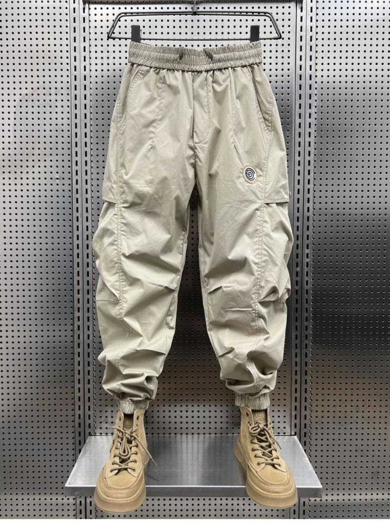 Product Introduction of Quần Jogger, Thương Hiệu Thời Trang Mới Mùa Hè Cho Nam, Phong Cách Hàn Quốc, Dễ Phối Đồ, Chất Liệu Pu, Quần Yếm Đẹp Trai, Túi Rộng Lớn, Quần Harem Ngoài Trời Menswear Pants 7