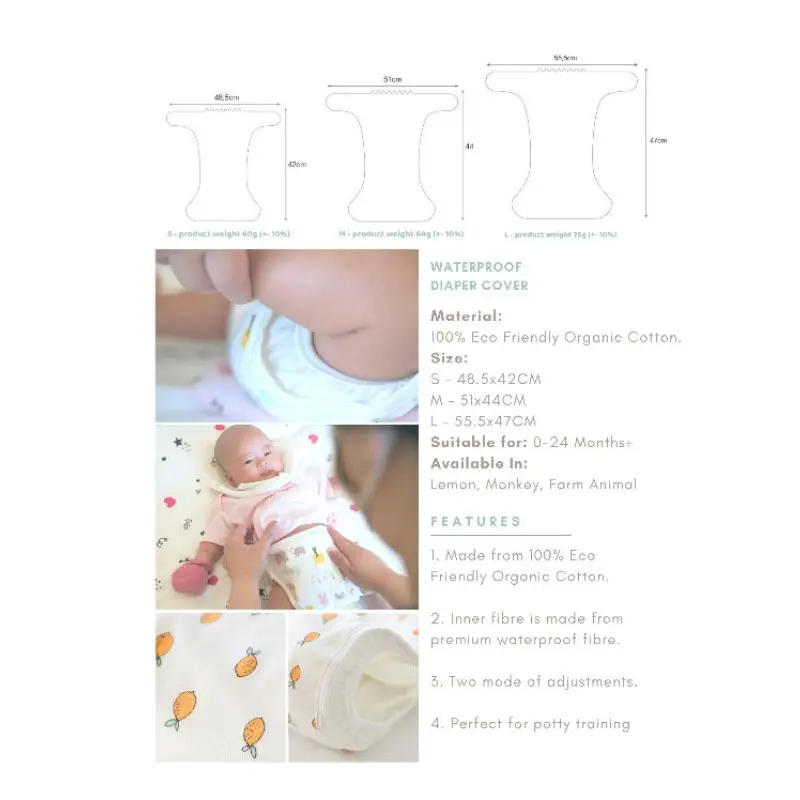 Waterproof Diaper Cover (MN006) 2