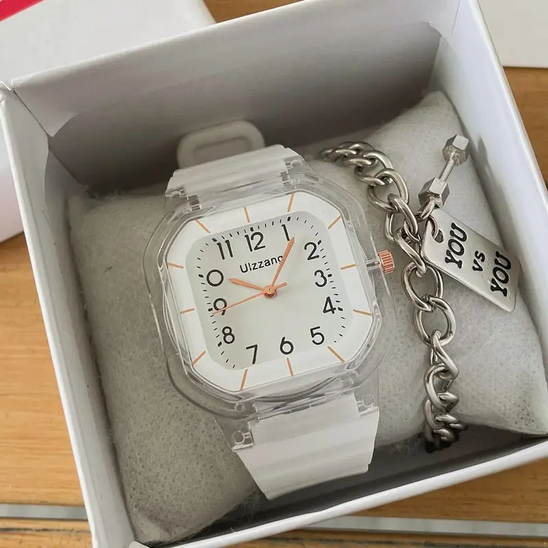 2024 New Exam-Specific Watch for Men and Women Students, Silent Waterproof Electronic Quartz Couple Watch with High-End Feel for Middle and High School