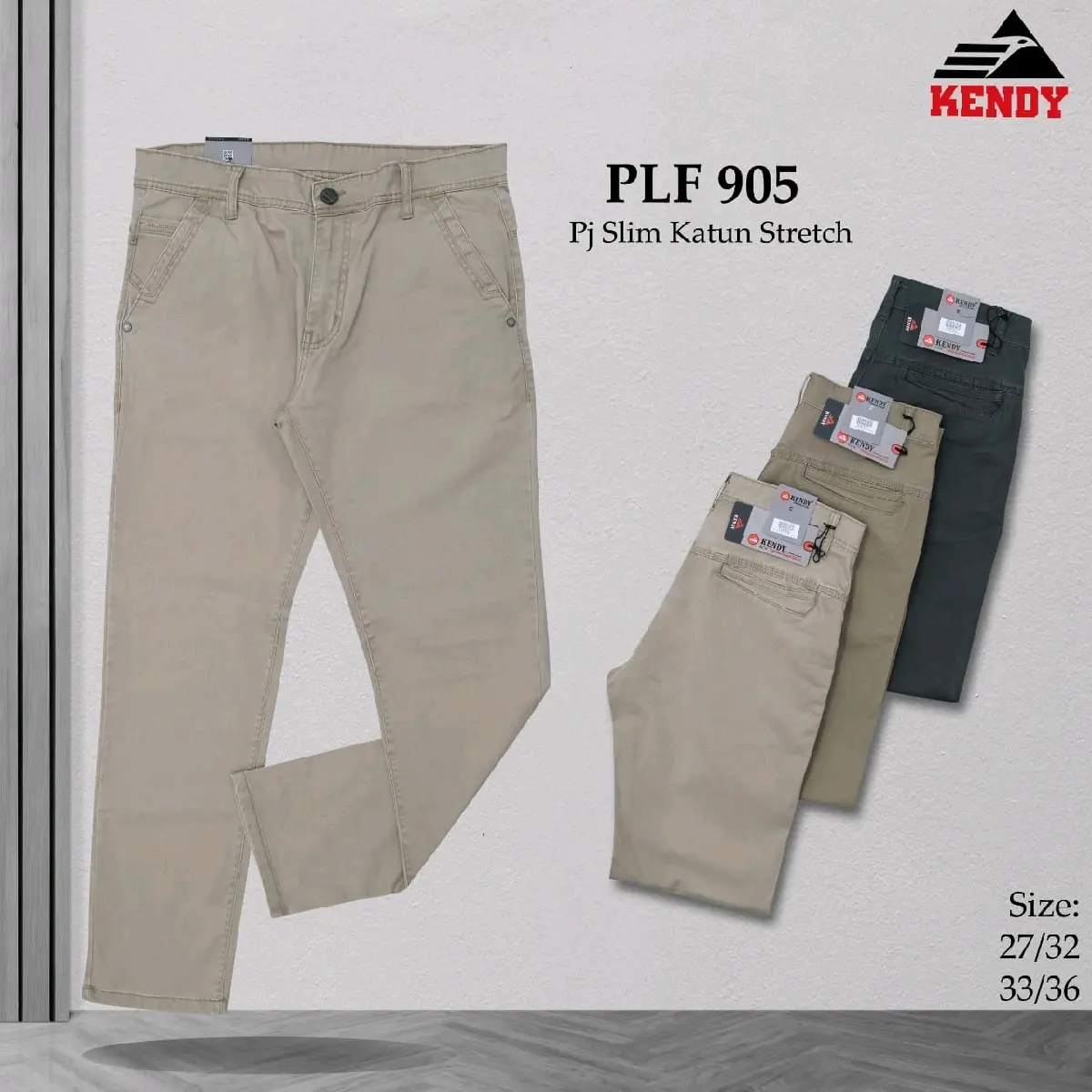 celana chinos kendy panjang slimfit | celana panjang kendy chinos 27-38