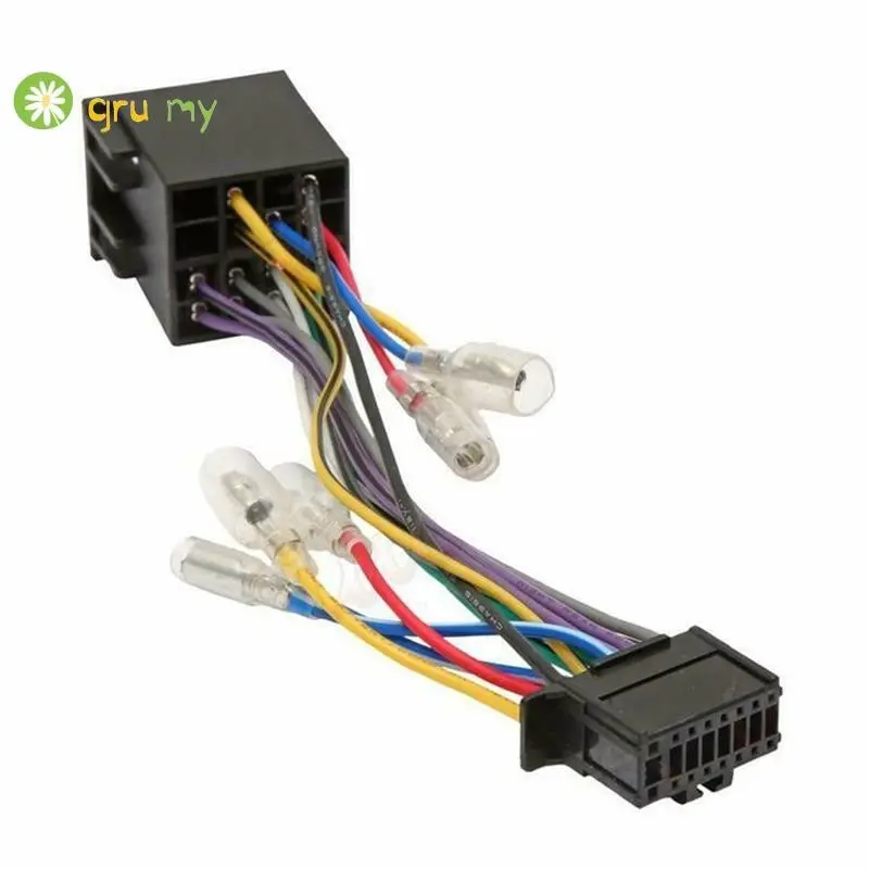 Radio Stereo Kereta, Bahan ABS, Penyambung Absorben Pendawaian Standard, Kabel Palam PI100 16 Pin, Serasi dengan Perintis 2003 dan Ke Atas