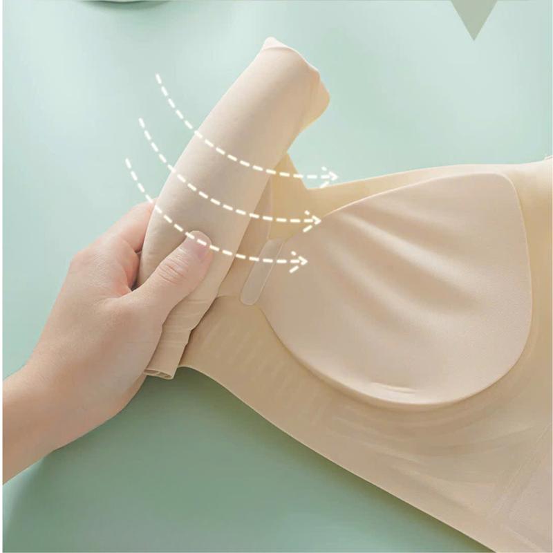 Áo Lót Nữ Su Đúc Mút Mỏng Nâng Độn Vòng 1 Tạo Khe Không Gọng Chống Xệ Gom Quả Áo Bra Nữ Chất Su Non Mút Mỏng Không Gọng Co Giãn Thoáng Khí -- VN240963 Voi 4