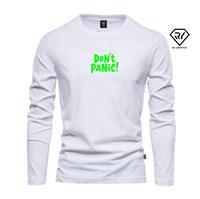 Gambar RY Lifestyle TShirt Kaos Pria Panjang Don't Panic Stabilo Kaos Cewek Cowok Distro Original RY Apparel Kaos Santai - Hitam, S dari Ry lifestyle id Kota Administrasi Jakarta Pusat 3 Tokopedia