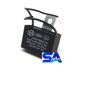 Kapasitor Kipas uf 2 Mikro - Capasitor SparePart Kipas Angin