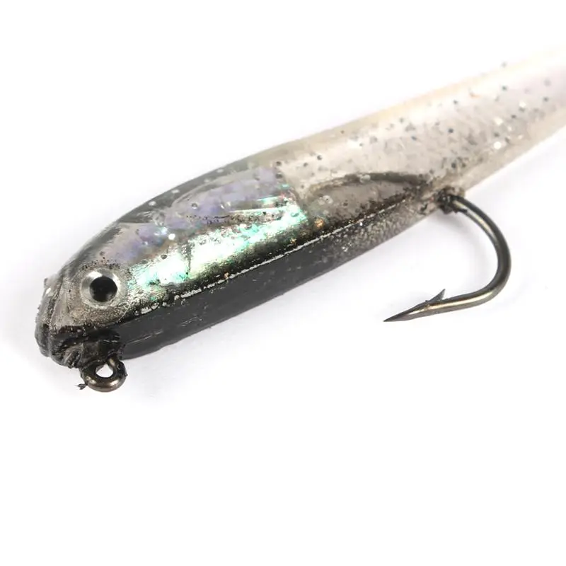 Artificial Fishing Lure (10pcs), Simulation Fishing Lure with Hook, Portable Soft Fishing Bait for Outdoor Fishing 3