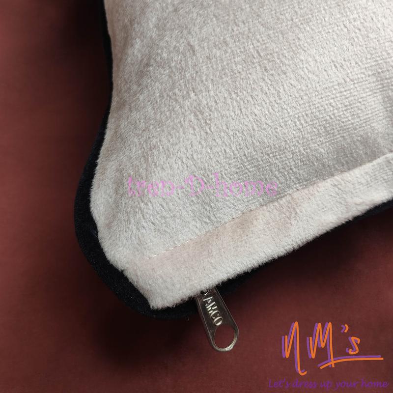 Tren-D-home - Sarung Bantal Kursi Sofa Ruang Tamu Polos Beludru 40 cm x 40 cm - NMs 5