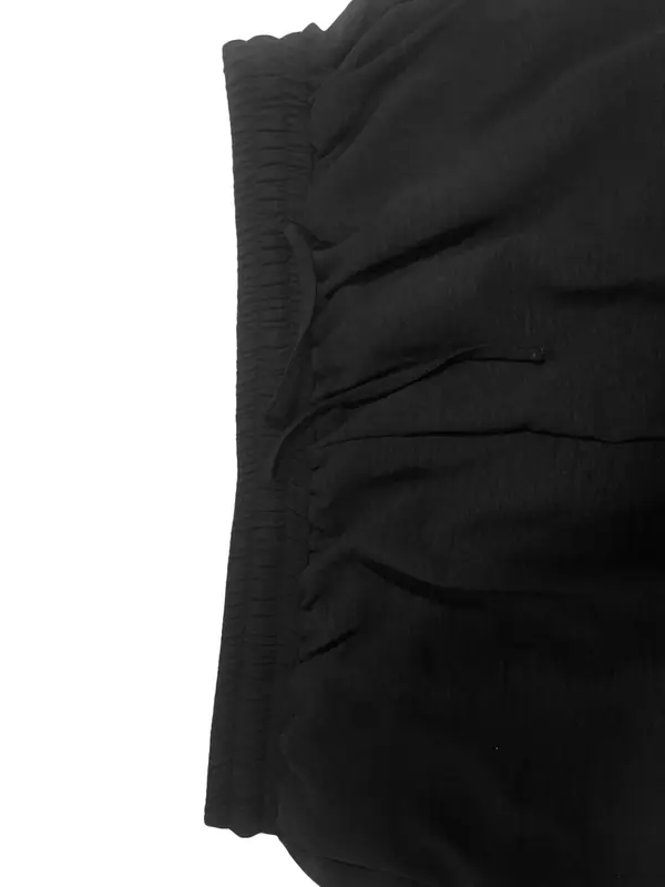 Plus Size Drawstring Waist Wide Leg Pants, Casual Solid Pocket High Waist Trousers for Women, Women's Bottoms for Summer 3