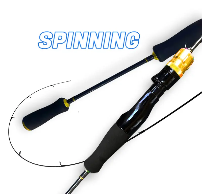 Aquapro - Joran Pancing Ikan Dengan Model Joran UL Level Dasar Ultra-light Spinning & Baitcasting quality Fishing Rod 1.50M, 1.65M, 1.80M Solid Karbon Padat Tiang Ultralight Tindakan Cepat Spinning Casting Fishing Rod 4
