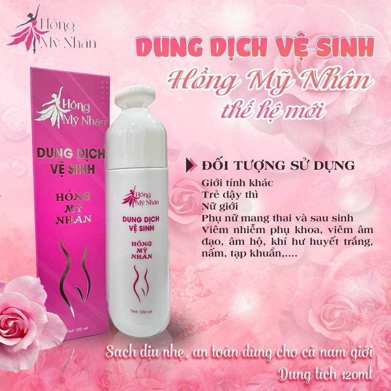 Product Introduction of Dung dịch vệ sinh phụ nữ Hồng Mỹ Nhân chính hãng làm sạch dịu nhẹ, dùng được cho cả nam giới 120ml - ĐẠI NAM 2024 Women vesinh  vungkin dung  dich phunu ddvs 7