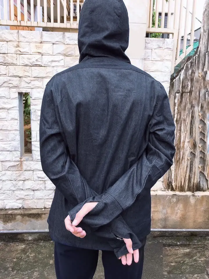 Áo chống nắng bò jean nam 2 lớp vải dày mát nam tính Đàn ông Thoải mái Sport