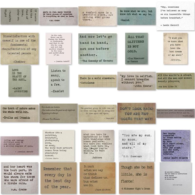 60 Sheets/Set Vintage Motivational Quote Series Sticker, DIY Decorative Graffiti Sticker For Laptop, Guitar, Water Bottle, Gift 3