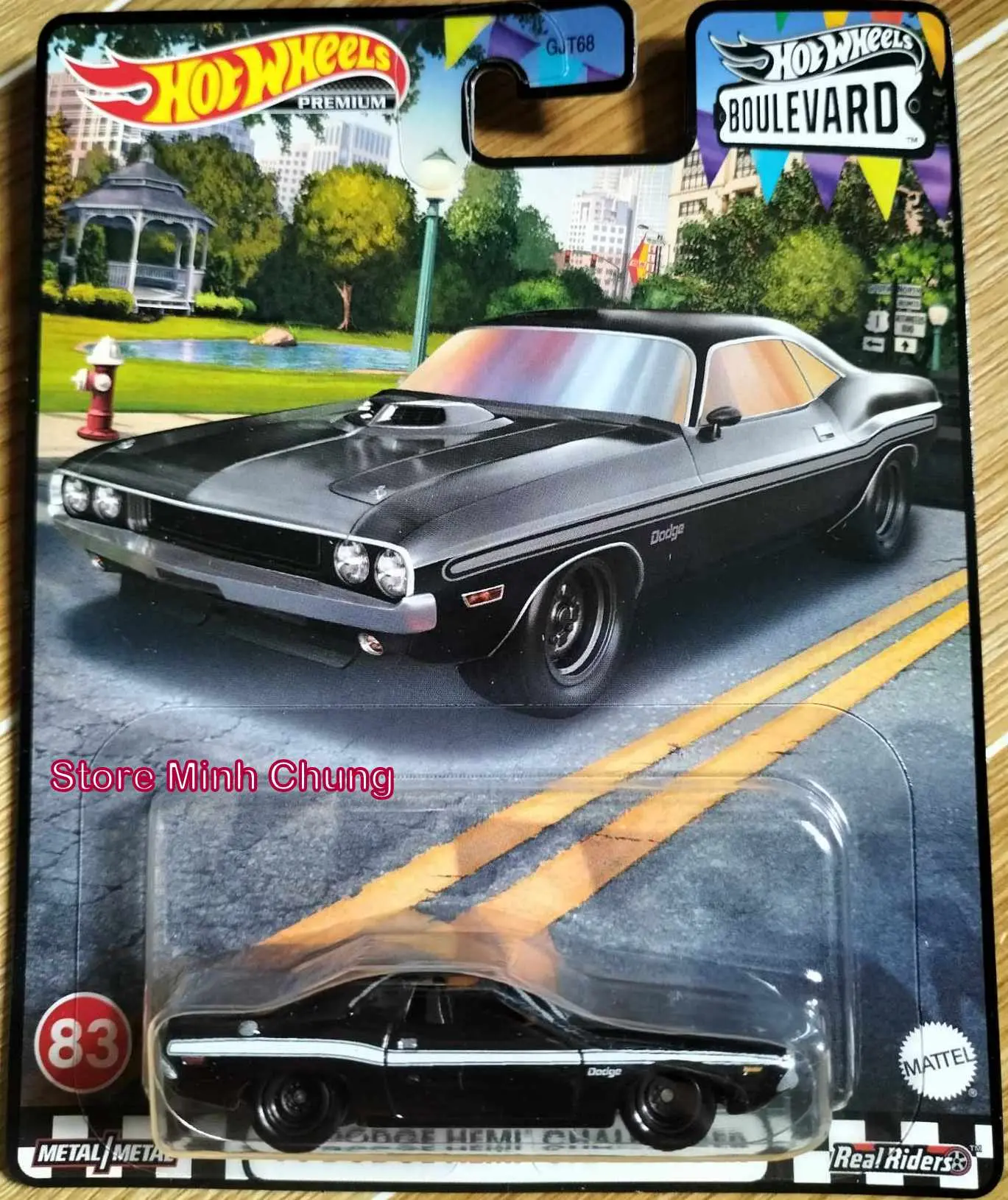 Store Minh Chung Xe mô hình đồ chơi Hot wheels boulevard '70 dodge hemi challenger