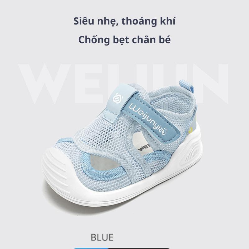 Dép tập đi cho bé trai bé gái giày tập đi chống bẹt chân đế mềm siêu nhẹ chống trơn trượt TD3