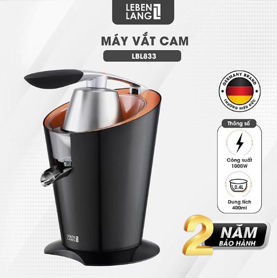 Máy vắt cam Lebenlang LBL833 1000W 400ml Bảo hành chính hãng 2 năm
