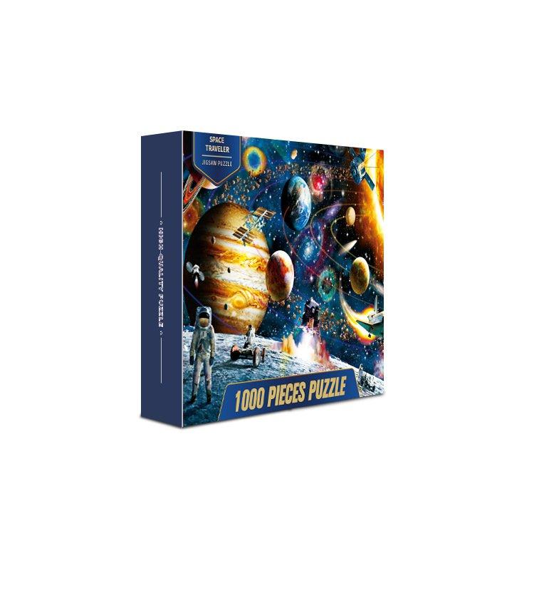 Product Introduction of Passengers Magnetic 3D Paper Puzzle 1000 Fidget Toys For Adults Children Over 7 years Old Board Game Decompression Toy 3